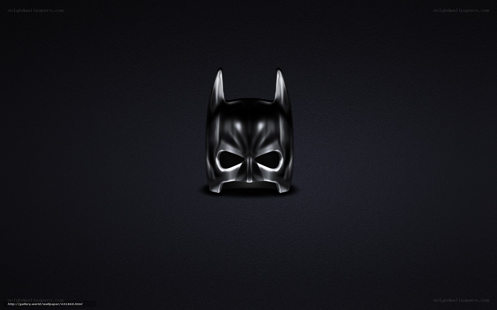 Batman mask on dark background