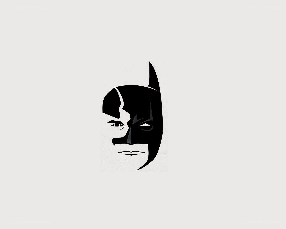 Batman mask split design