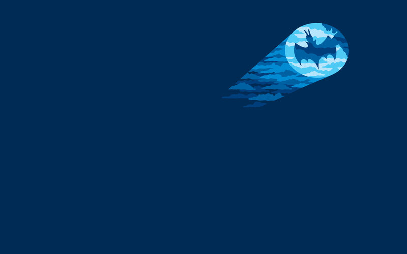 Batman moonlight silhouette