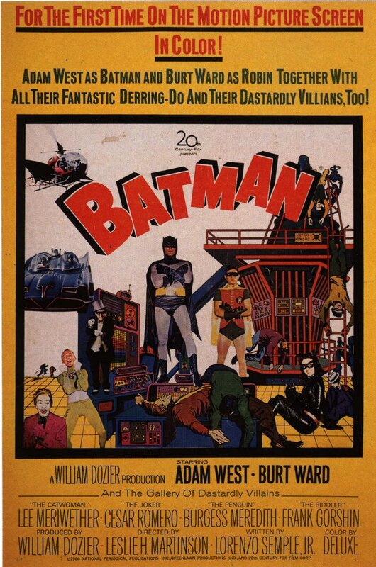 Batman movie poster 1966
