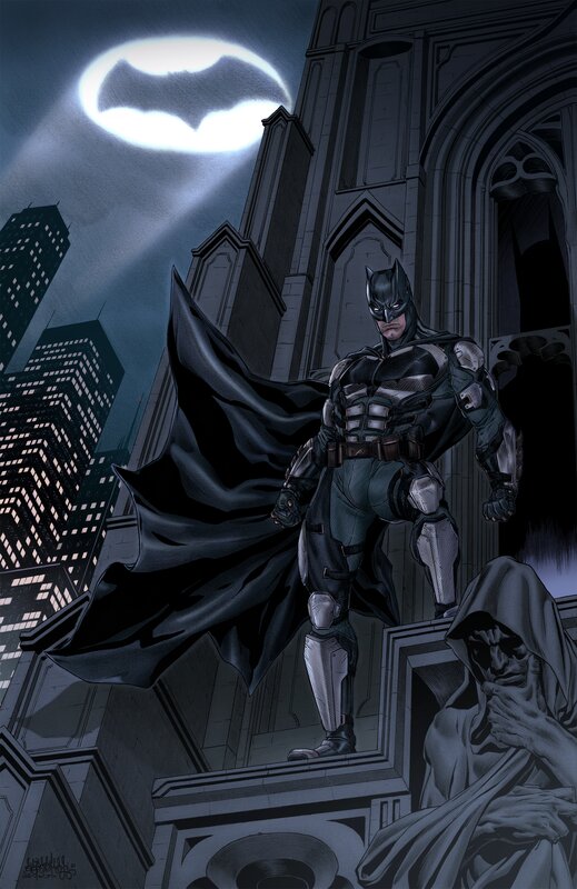 Batman on a Building