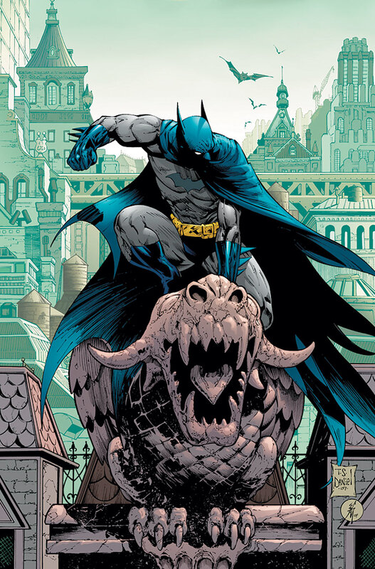 Batman on a Gargoyle