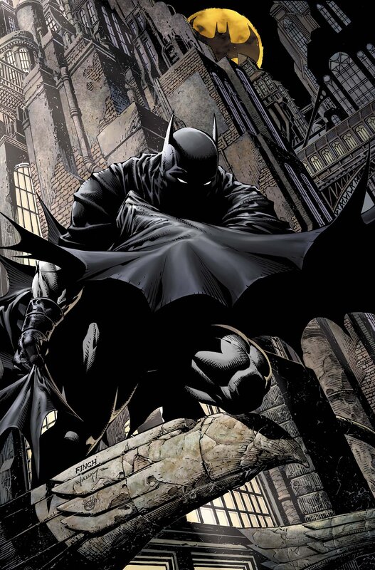 Batman on a rooftop