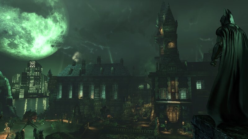 Batman on a Rooftop — Green