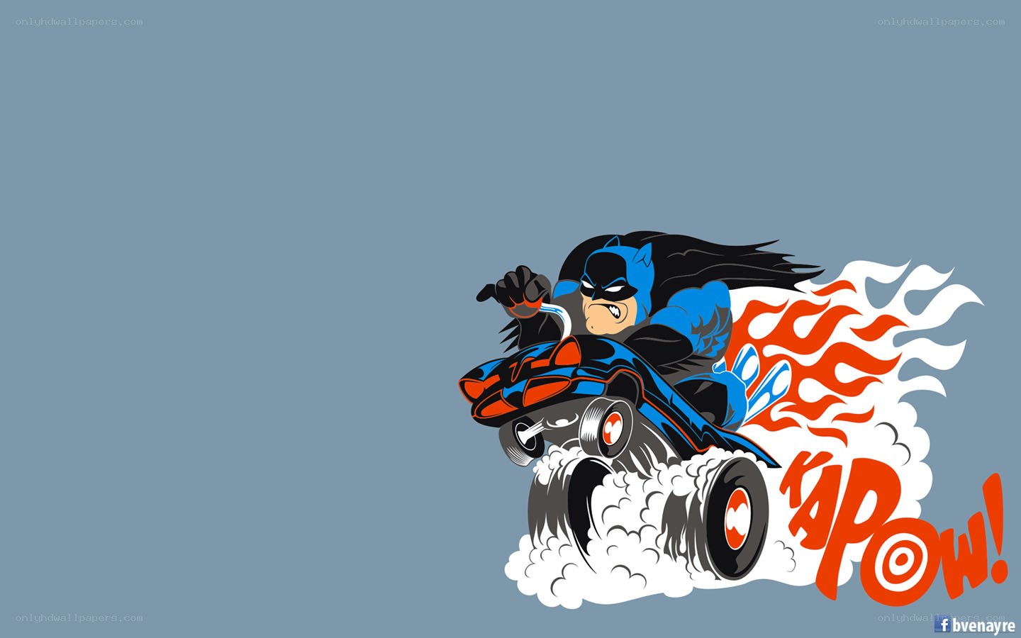 Batman on a speeder bike