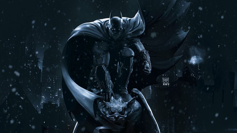 Batman on Gargoyle