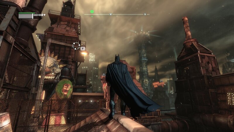 Batman on Rooftop — Gray