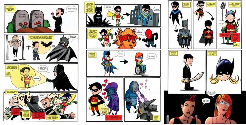 Batman origin story comic