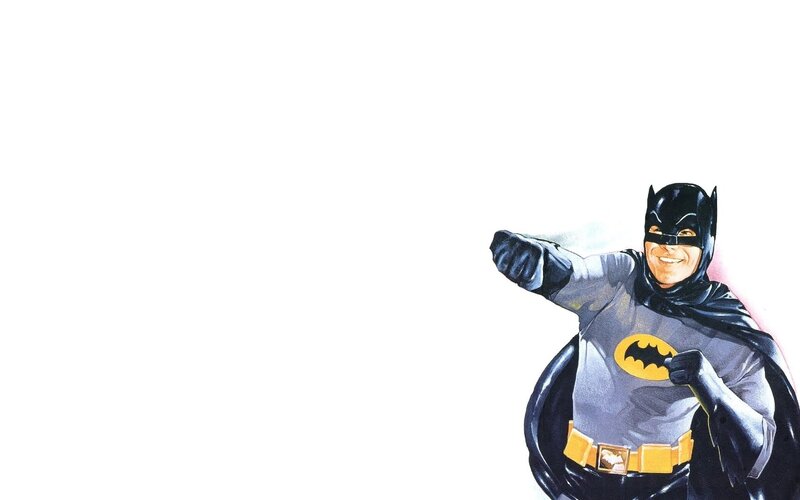 Batman pointing forward
