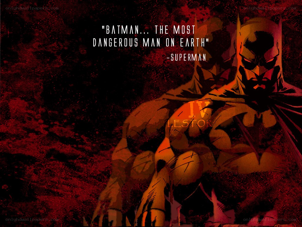Batman quote from Superman