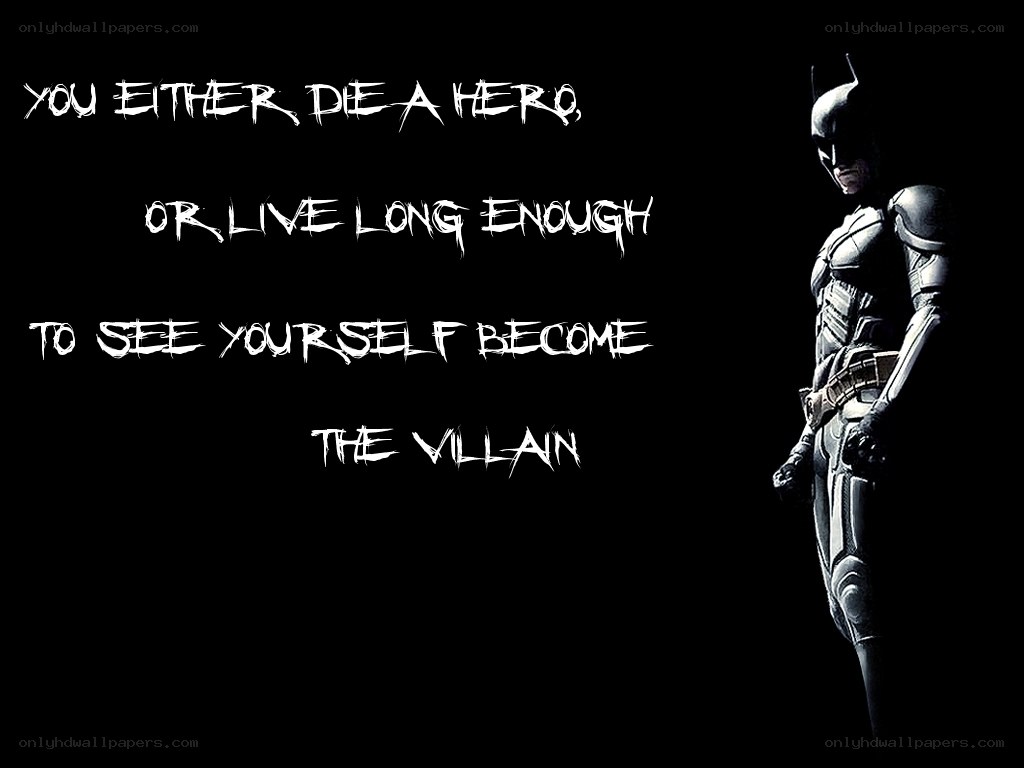 Batman quote wallpaper