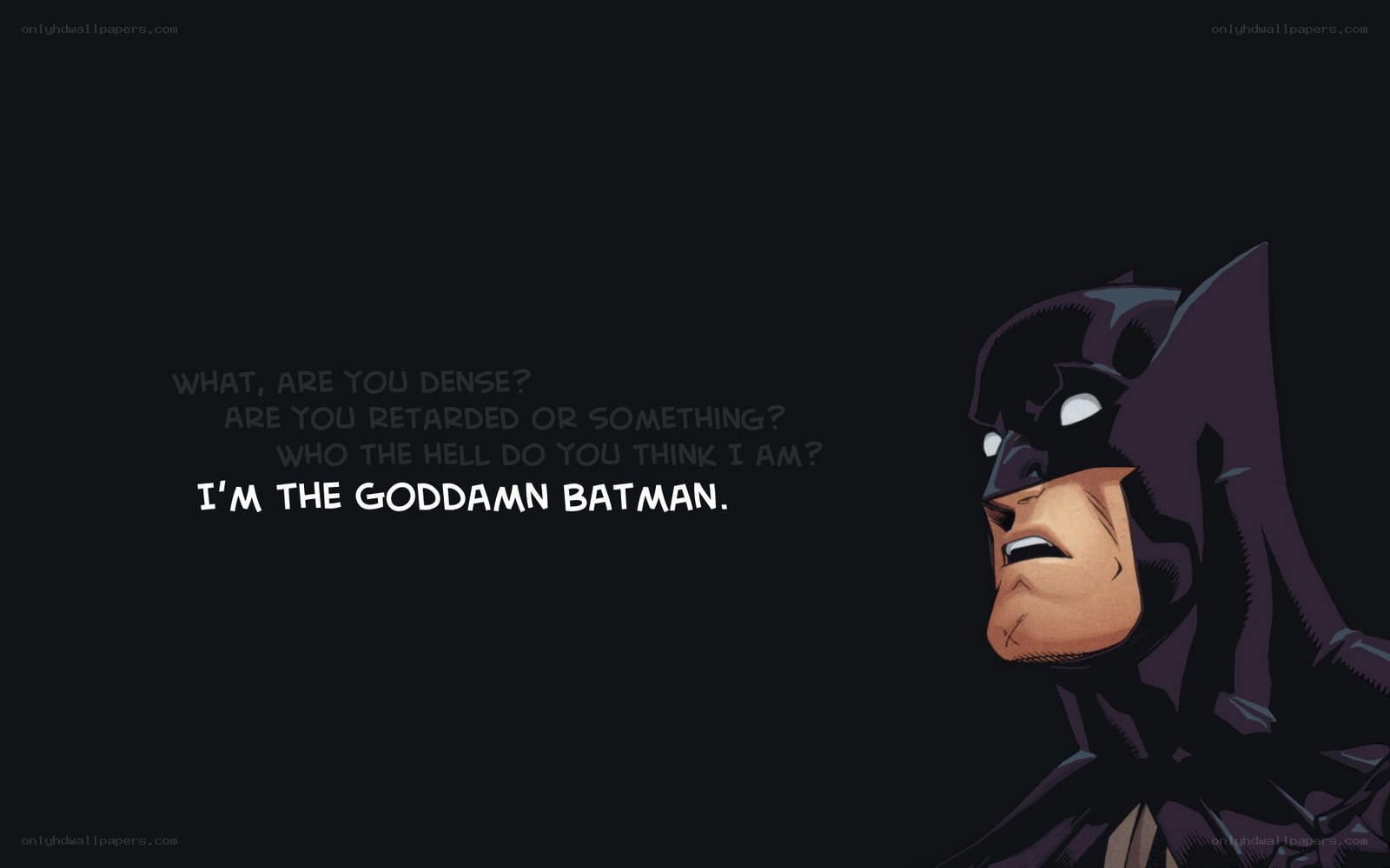 Batman quote wallpaper
