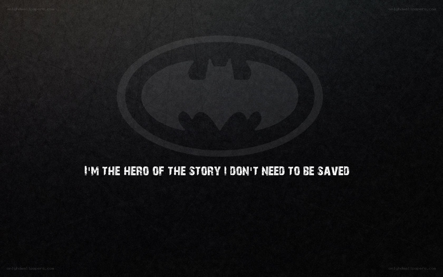 Batman quote wallpaper