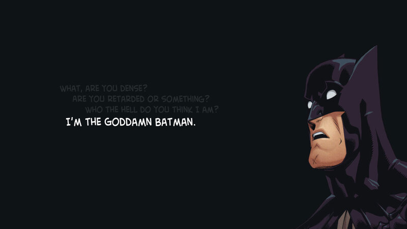 Batman quote wallpaper