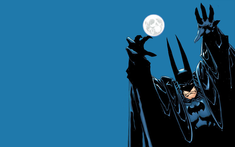 Batman Reaching Up