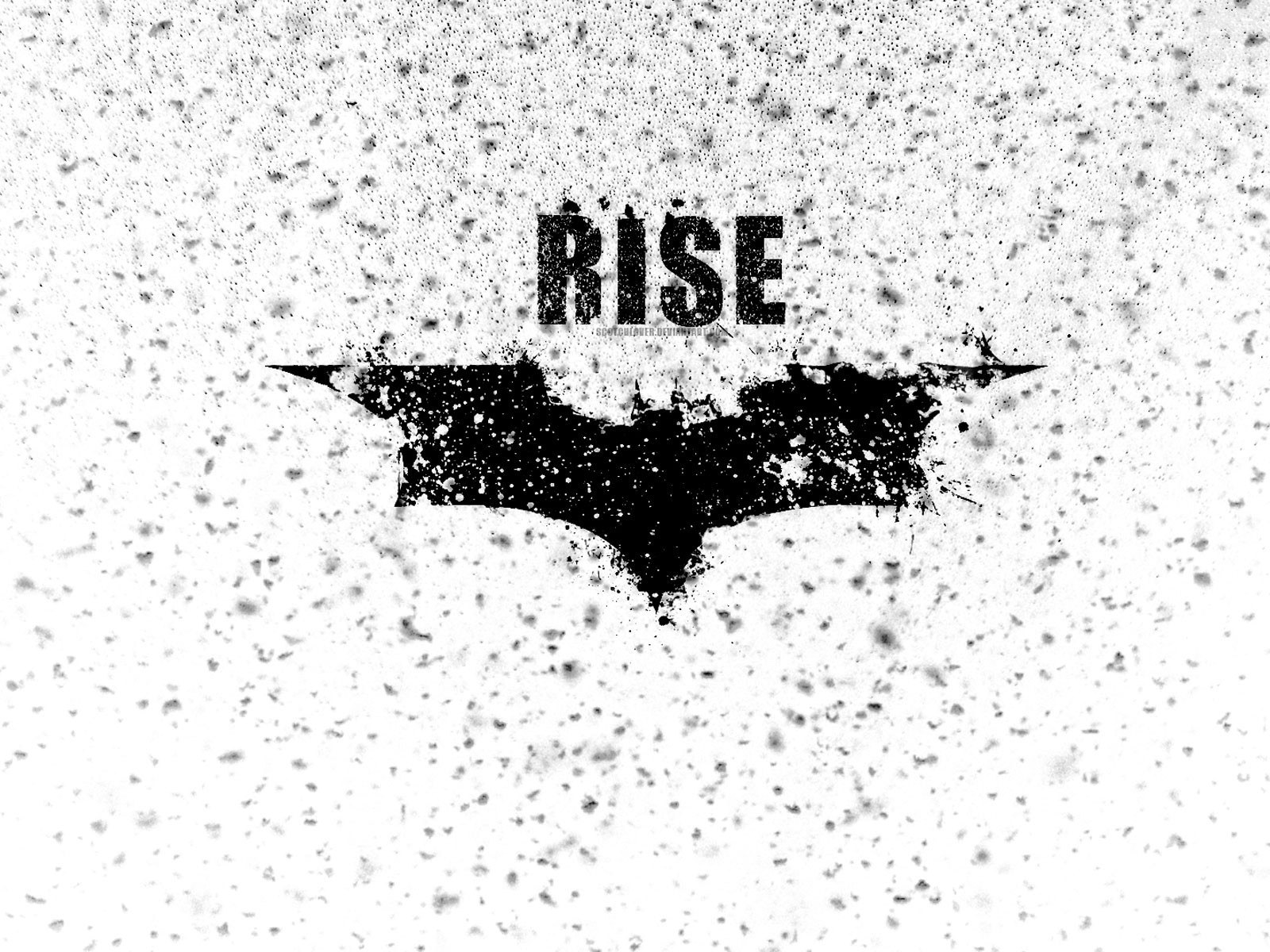 Batman Rise logo art