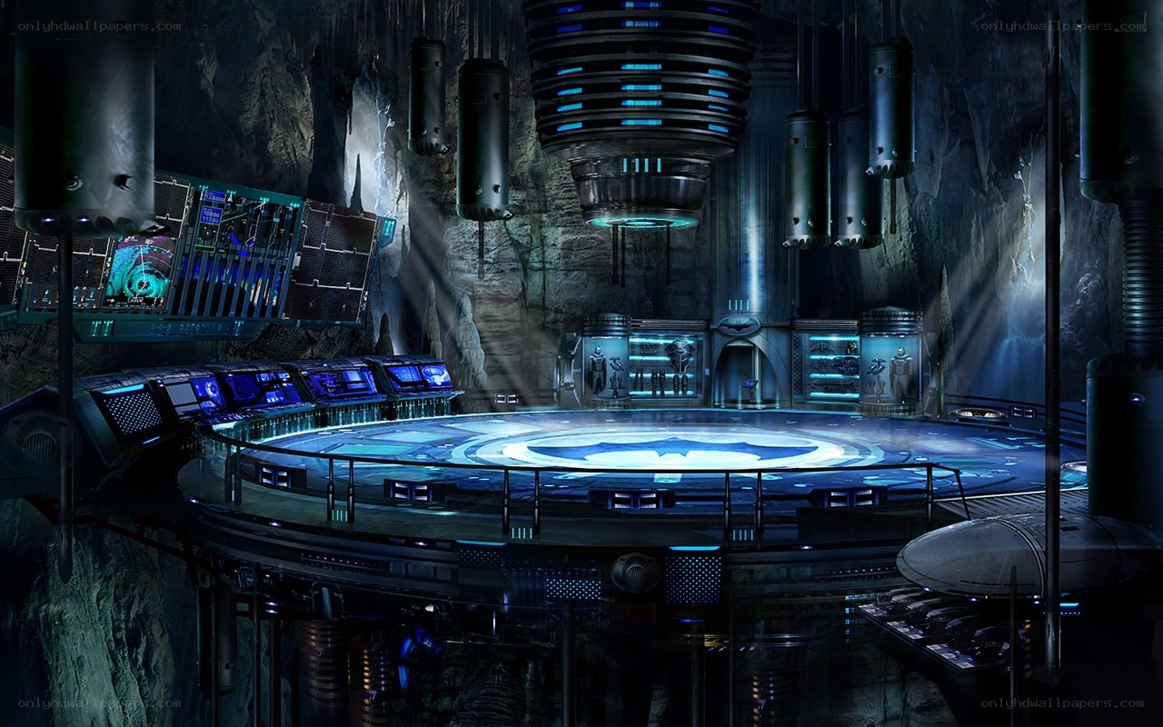 Batman's Batcave control room