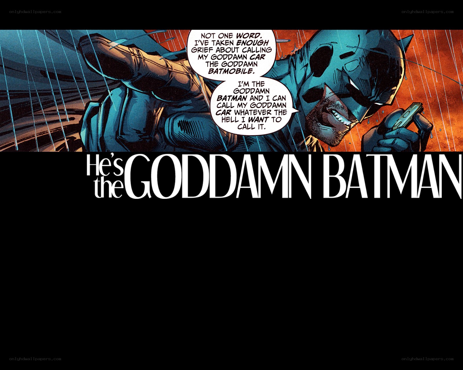 Batman's car name joke