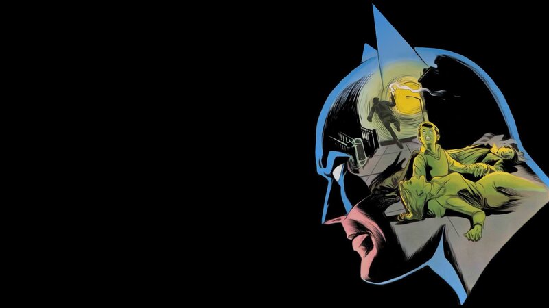 Batman's Head Silhouette — Black