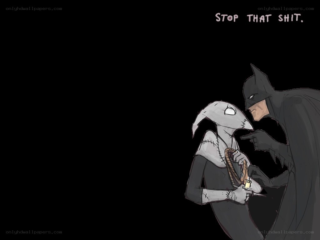 Batman scolding a character