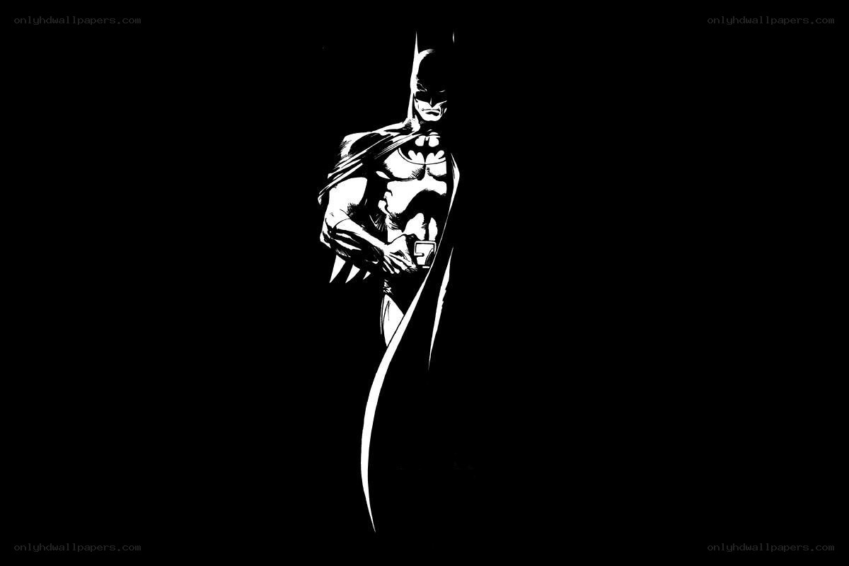 Batman silhouette artwork