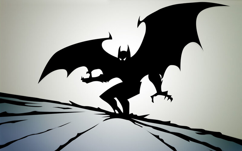Batman silhouette artwork