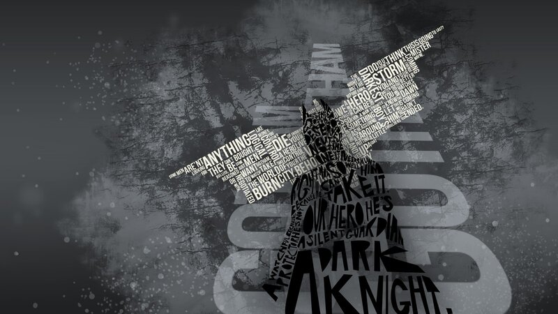 Batman Silhouette — Black, Dark, Dramatic, Night, Digital Art