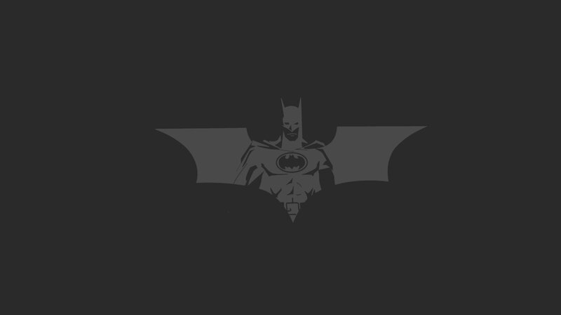 Batman Silhouette — Black, Dark, Vector Art