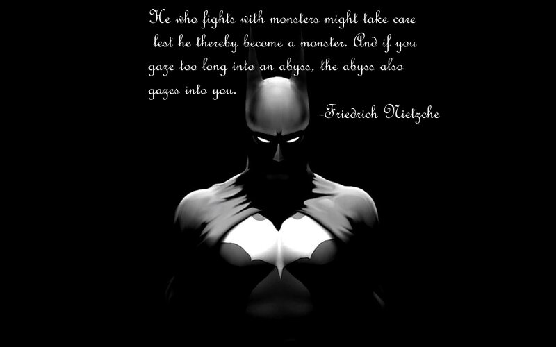 Batman Silhouette — Black, Dramatic, Night, Digital Art