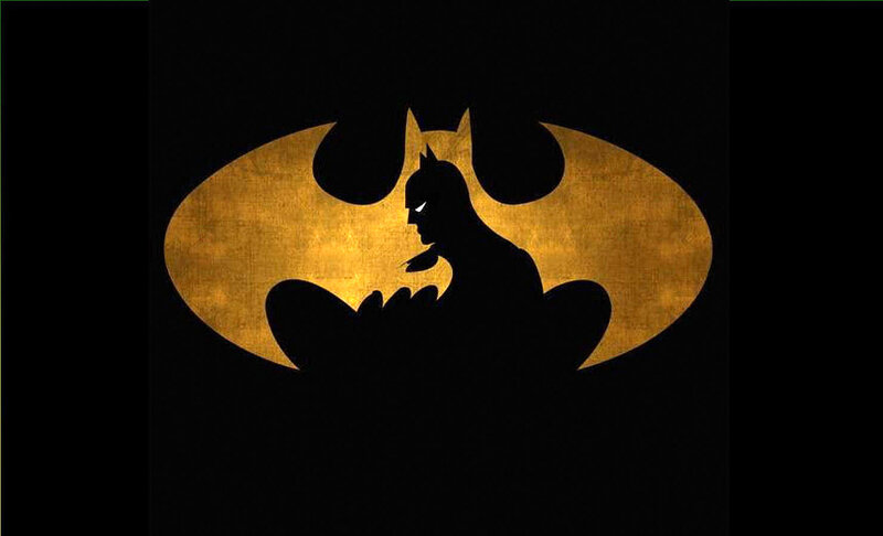 Batman Silhouette — Black, Dramatic, Night, Illustration