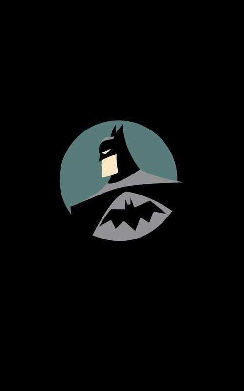 Batman Silhouette — Black, Dramatic, Night, Vector Art