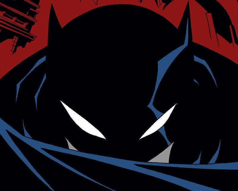 Batman silhouette in Gotham
