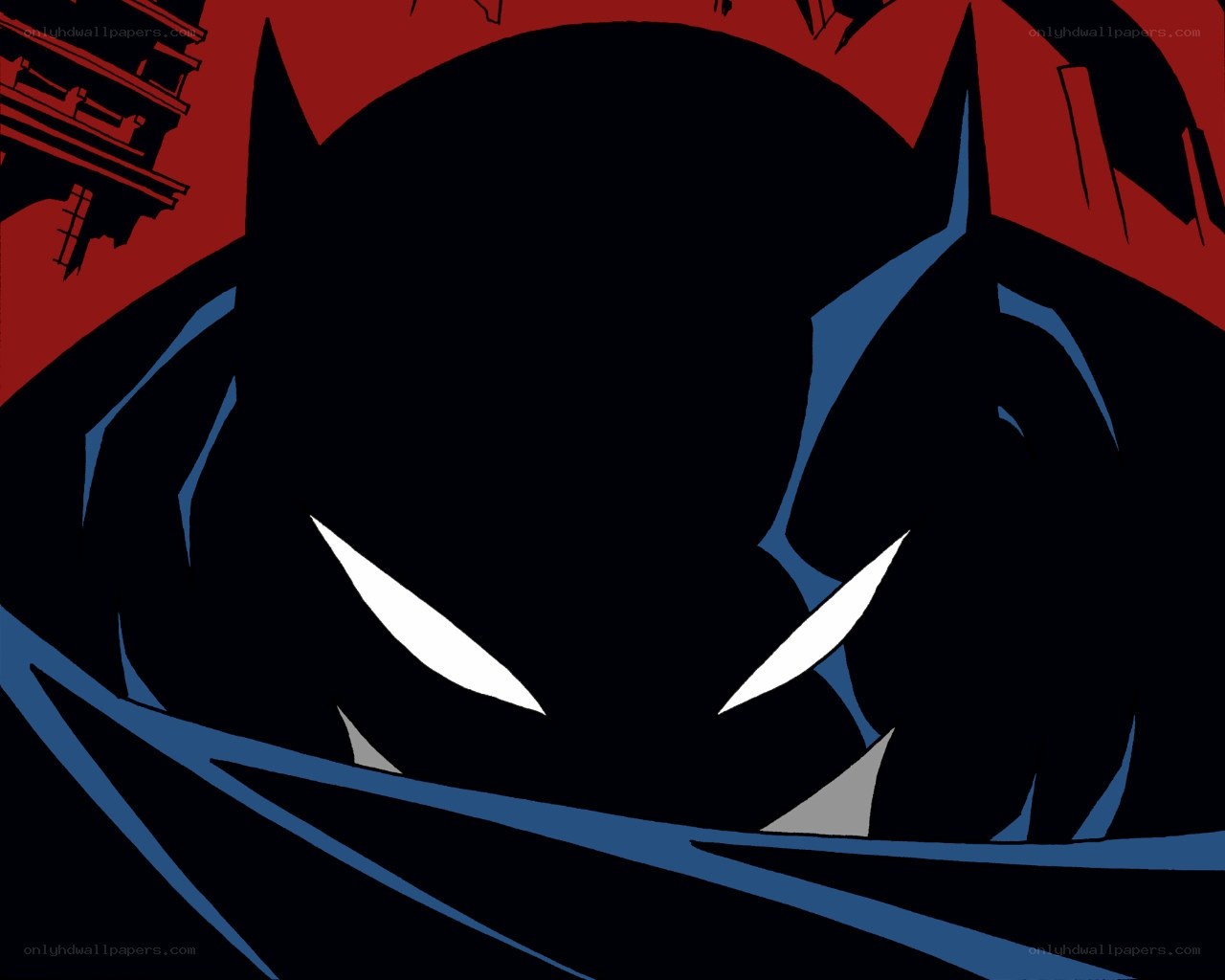 Batman silhouette in Gotham