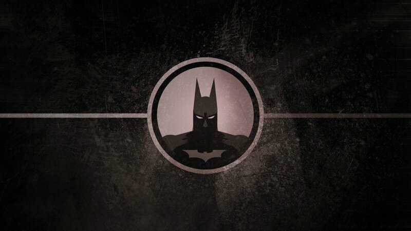 Batman Silhouette Logo — Black