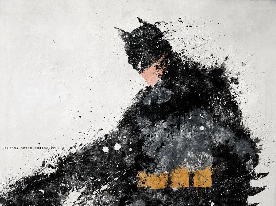 Batman splatter art