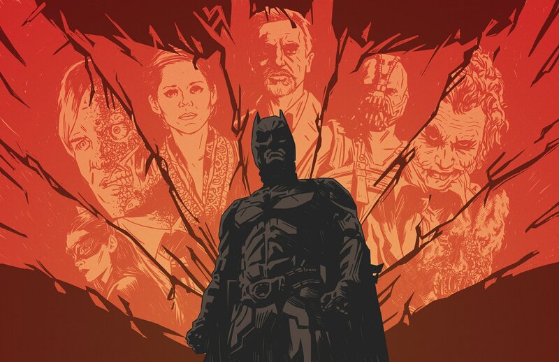 Batman Standing Alone
