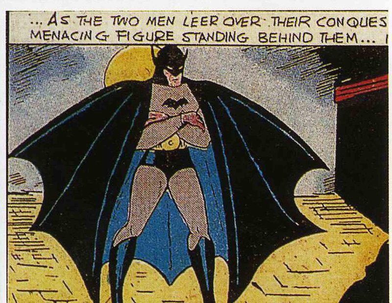 Batman Standing — Black, Dramatic, Night