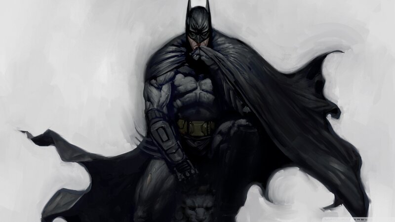 Batman Standing — Black, Dramatic