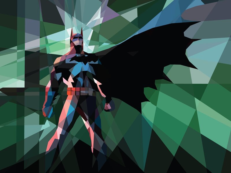 Batman Standing — Green