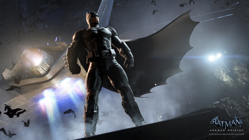 Batman Standing in Cave