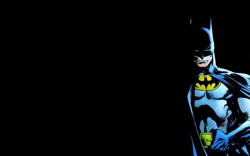 Batman Standing in Darkness