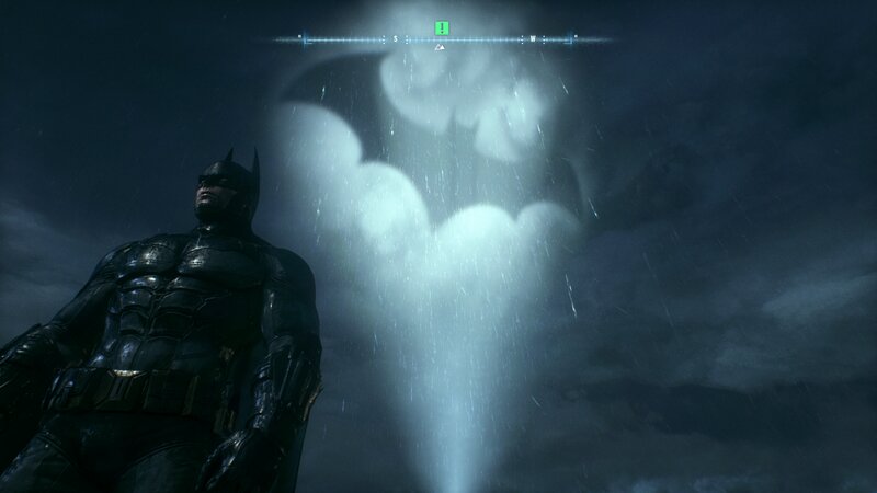 Batman Standing in Rain — Black, Dark, Dramatic