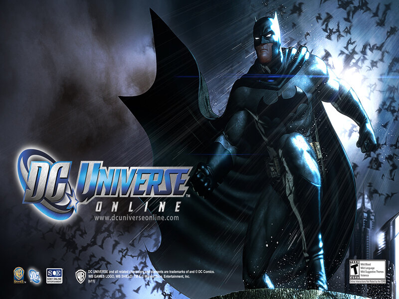 Batman Standing in Rain — Black