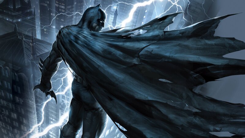 Batman Standing on Building