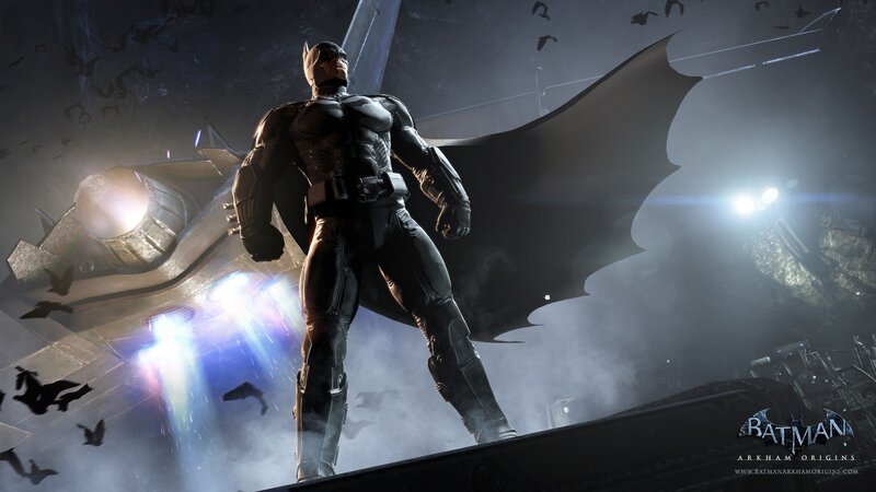 Batman Standing on Ledge