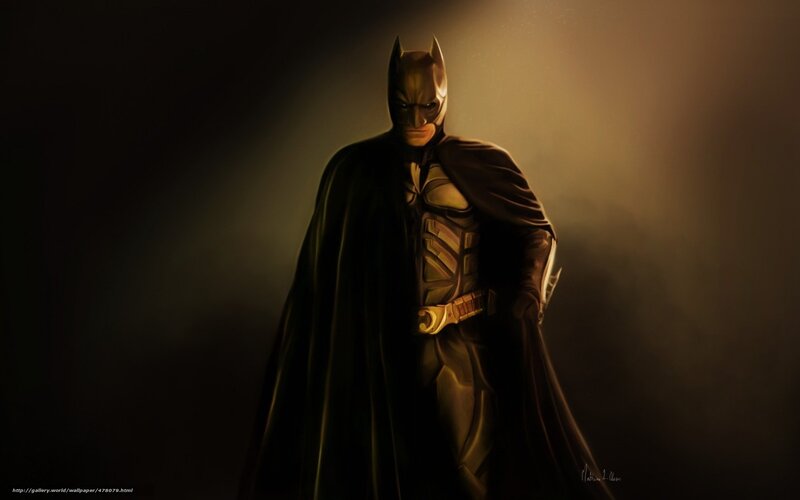 Batman stands in shadow