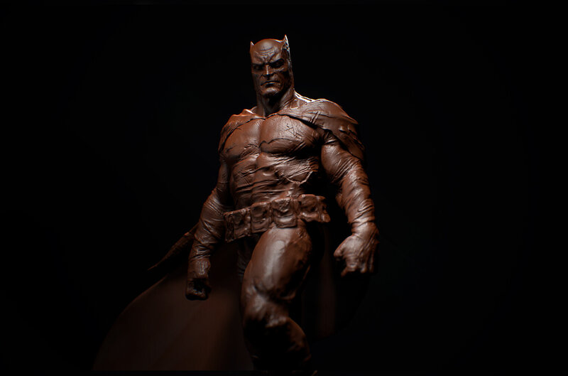 Batman Statue — Brown, Dramatic