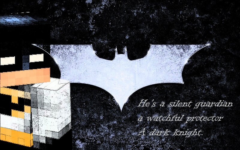 Batman Symbol and Text