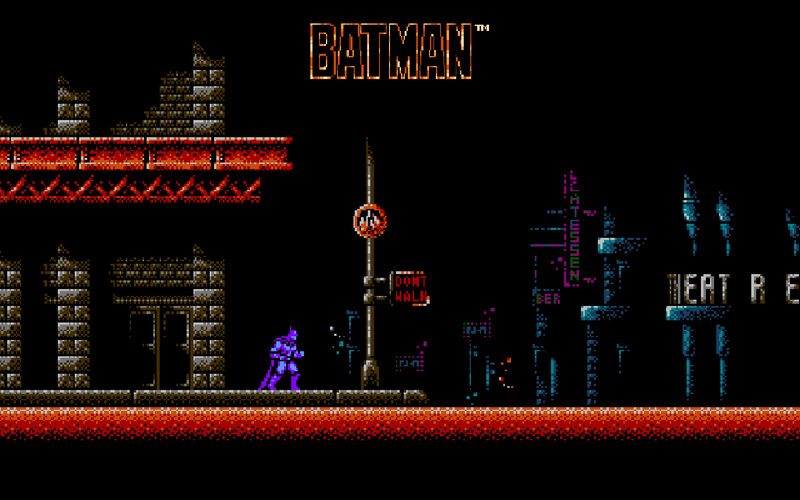 Batman video game scene