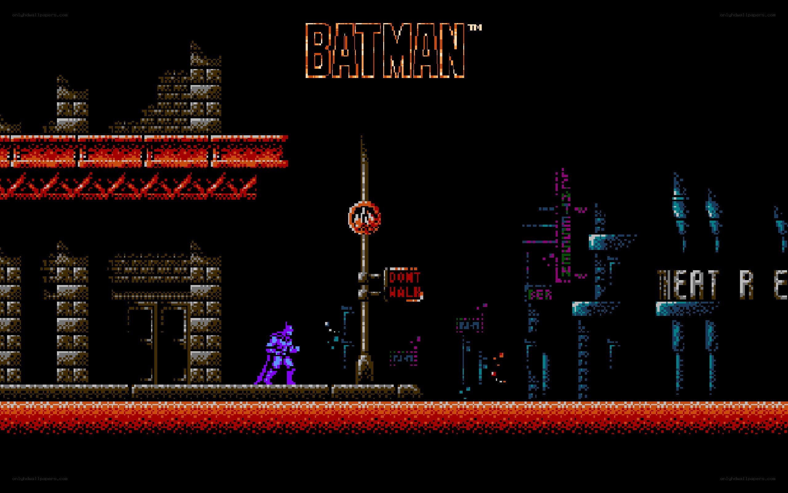 Batman video game scene